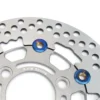 Motorcycle Universal 220mm Floating Disc Brake – 3-Hole, 70mm Pitch, Street & Pedal Bikes