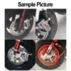 Motorcycle Universal 220mm Floating Disc Brake – 3-Hole, 70mm Pitch, Street & Pedal Bikes