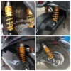 Universal Motorcycle Rear Shock Absorber – Adjustable 320mm/340mm/360mm Damping Suspension